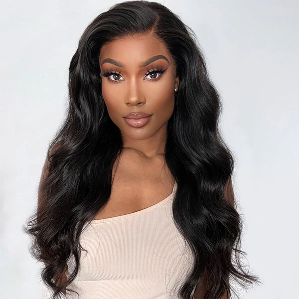 24 Inch=$219.9 | 11x6 Lace Pre-Plucked Body Wave Long Wig 100% Human Hair