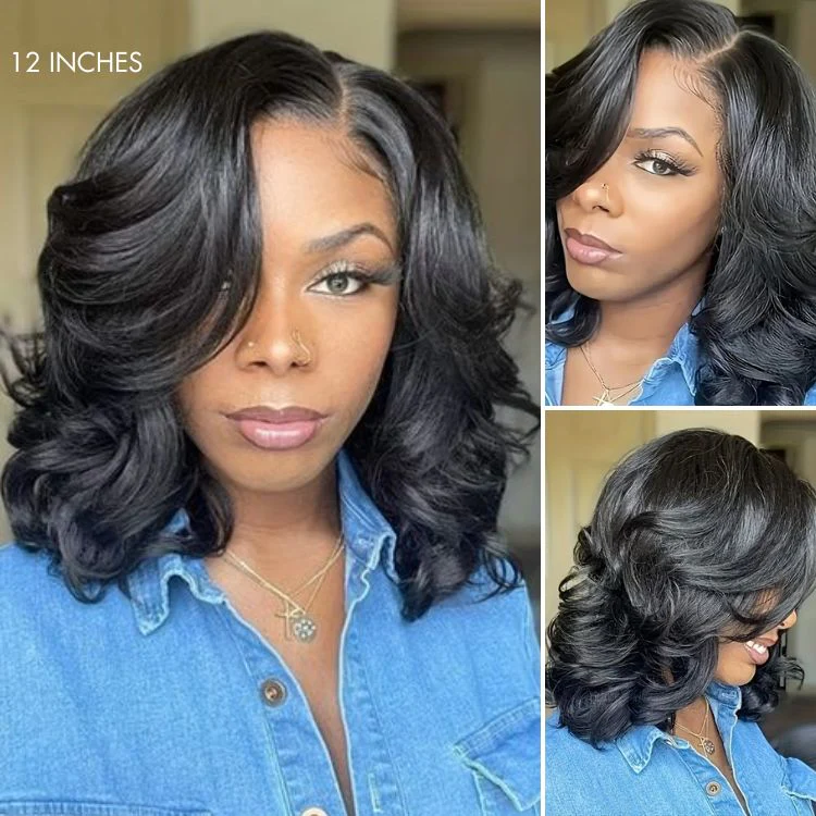 PreMax Wigs - 180% Density Body Wave / Straight Glueless 13x4 Frontal Lace Long Wig Pre-Cut Lace - Image 5
