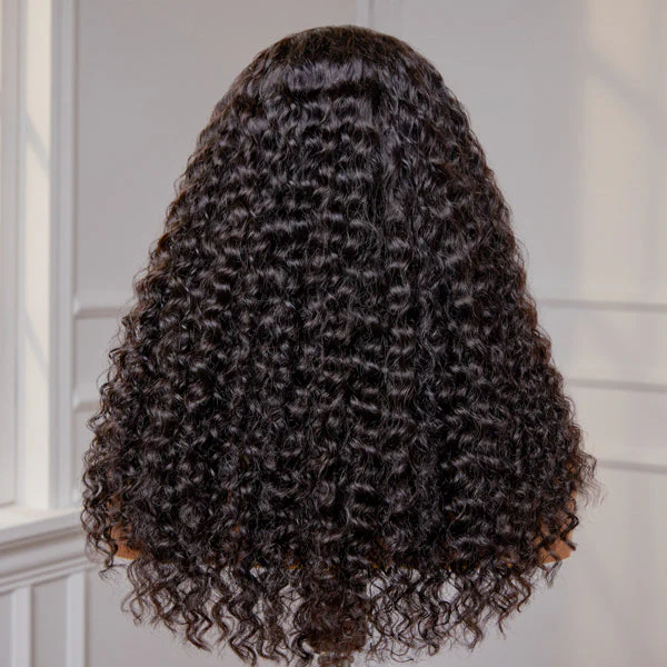 Deep Wave 5×5 Closure HD Lace Glueless Mid Part Long Wig 100% Human Hair - US Only - Image 6