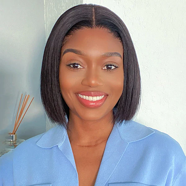 Glueless 5x5 Closure Lace Bob Wig 100% Human Hair - US Only - Image 2