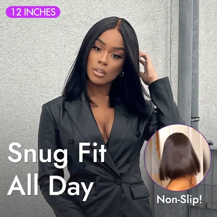 My GO-TO BOB™ - Glueless 5x5 Closure HD Lace Silky Straight Human Hair Wig - Image 5