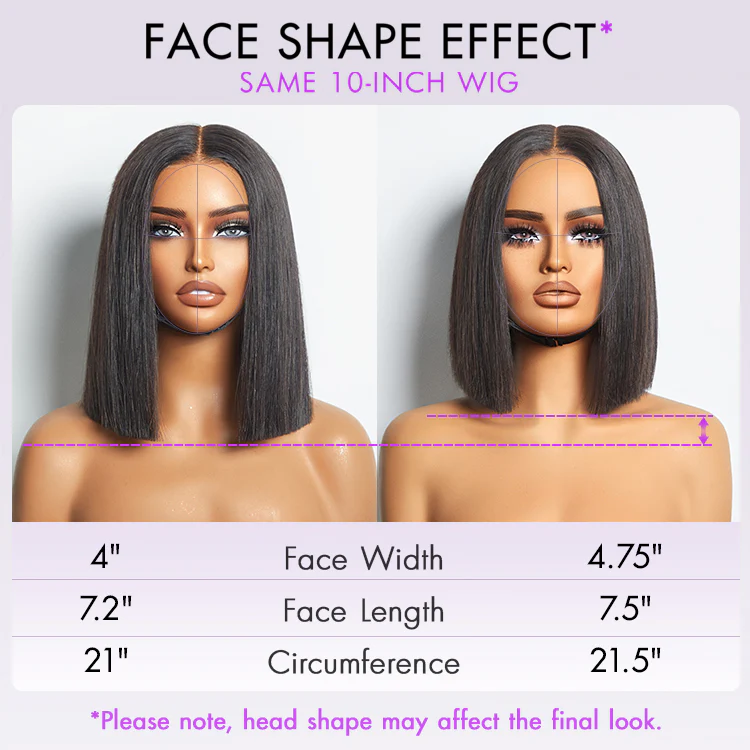 My GO-TO BOB™ - Glueless 5x5 Closure HD Lace Silky Straight Human Hair Wig - Image 8