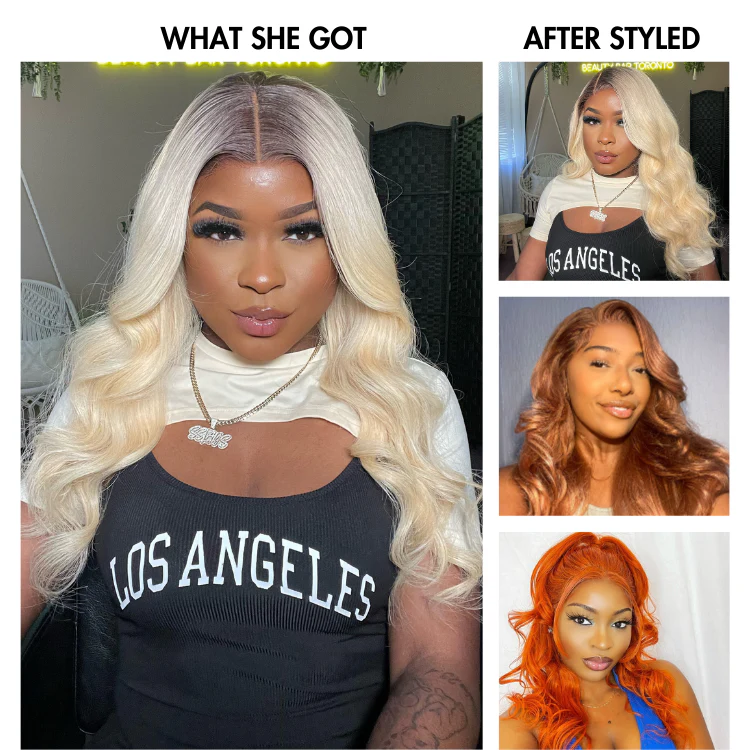 613 Loose Wave Glueless 5x5 Closure HD Lace Wig | Direct Dyeing - Image 5