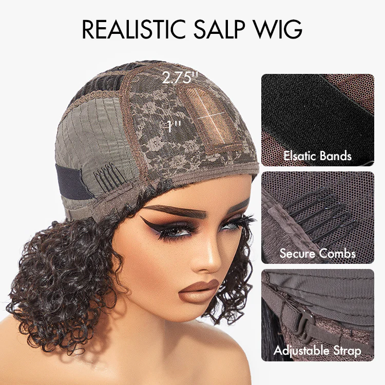 Beginner Friendly Breathable Cap Yaki Blunt Cut Minimalist Lace Brown Bob Wig with Bangs - US Only - Image 9
