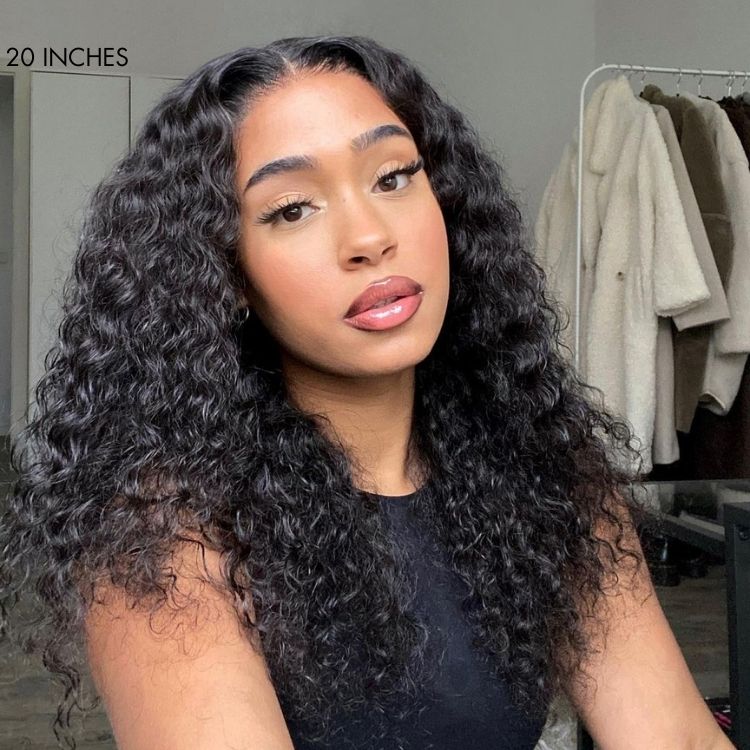 Deep Wave U Part Quick & Easy Affordable 100% Human Hair Wig - Image 7