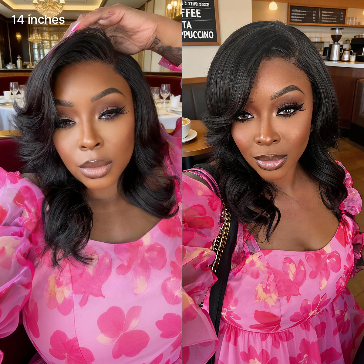 Effortlessly Chic Butterfly Cut Layered Wavy Glueless HD Minimalist Lace Short Wig - Image 5