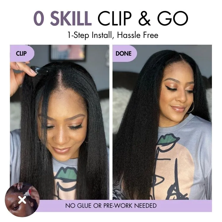 Exclusive Sale | Body Wave / Straight / Kinky / Deep Wave Human Hair U Part Wig - Image 3
