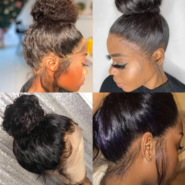 Exclusive Sale | 360 Lace Invisi Drawstring Super Natural Hairline Water Wave Free Part Human Hair Wig Pre-Cut Lace - Image 6