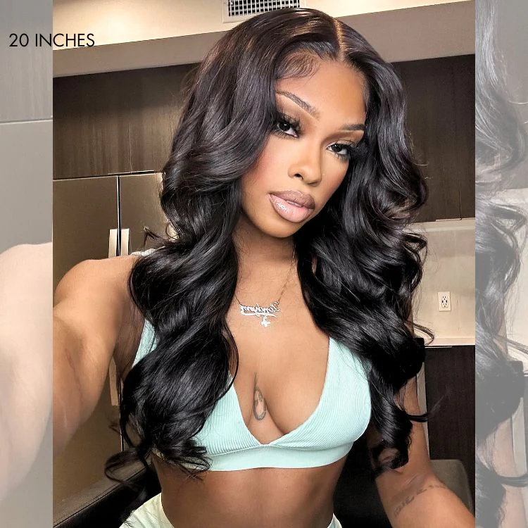 Exclusive Sale | Protective V Part Glueless Long Wig 100% Human Hair (Kinky Straight / Body Wave / Jerry Curly) - Image 4