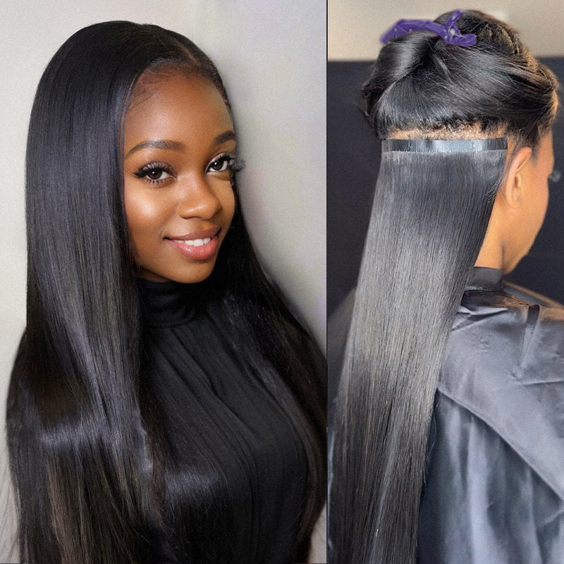 Exclusive Sale | Straight / Burmese Curly / Body Wave / Kinky Curly / Yaki Straight / Kinky Straight Clip in Hair Extensions Real Human Hair Pieces 135g 9pcs / 7pcs with Free Gift - Image 2