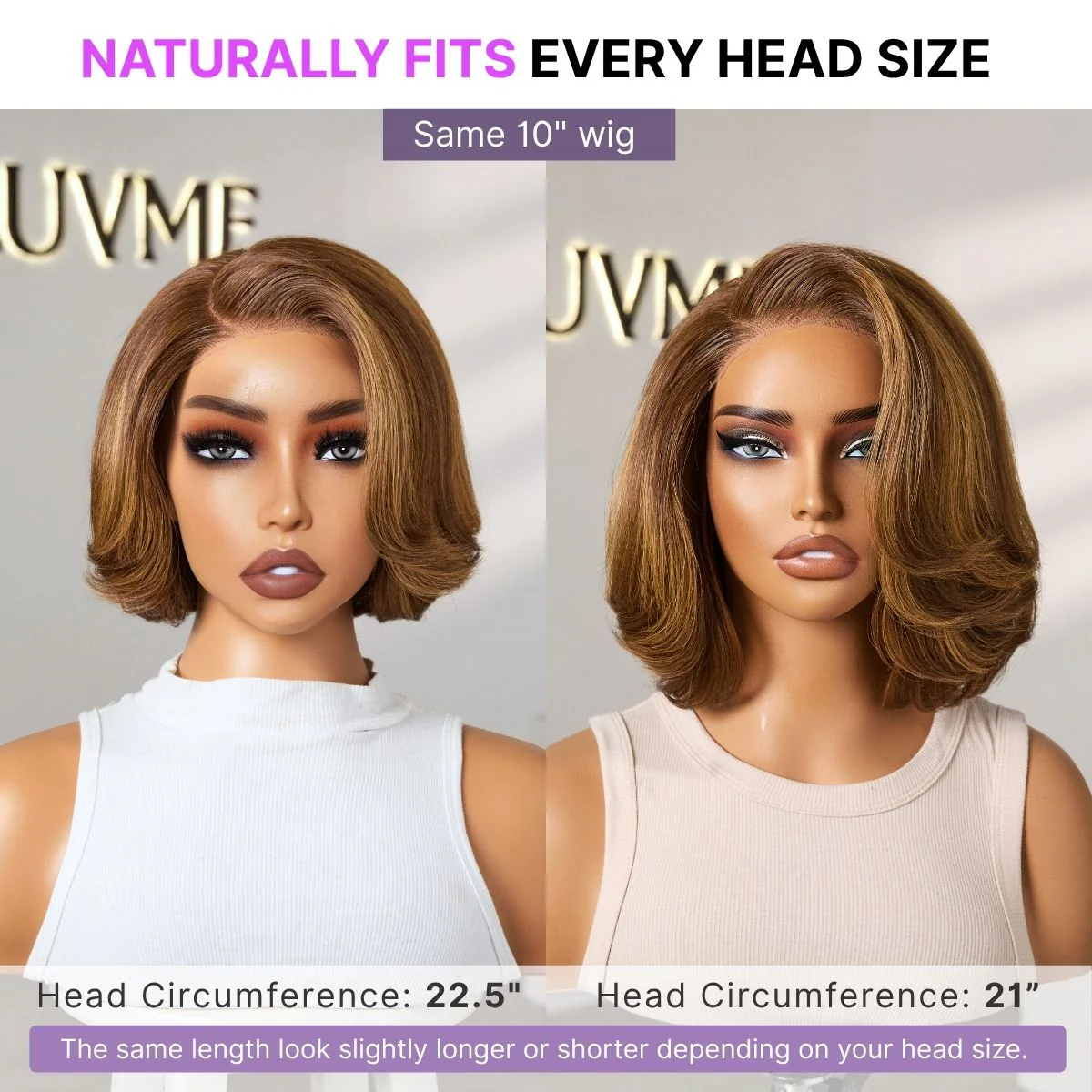 Limited Design | Toffee Brown Mix Blonde / Natural Black Layered Cut Glueless 5x5 Closure Lace Bob Wig - Image 6