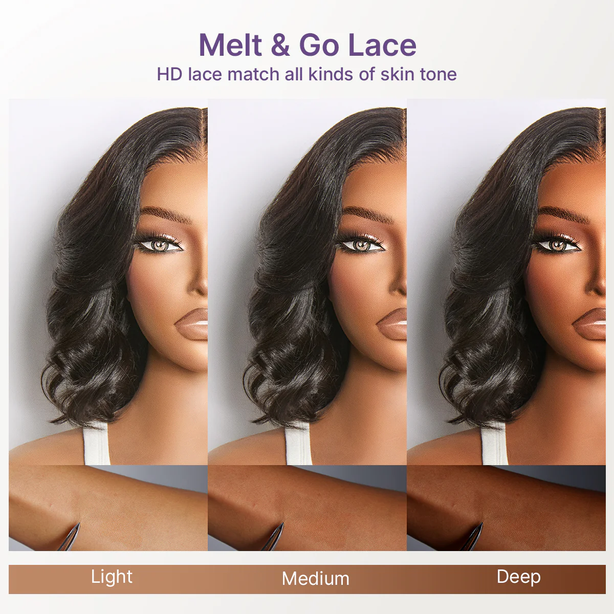 Luvme All-Day Comfort™ PartingMax 7x6 HD Lace Glueless Wig Soft Loose Wave Human Hair Wig Pre-Cut Lace - US Only - Image 5