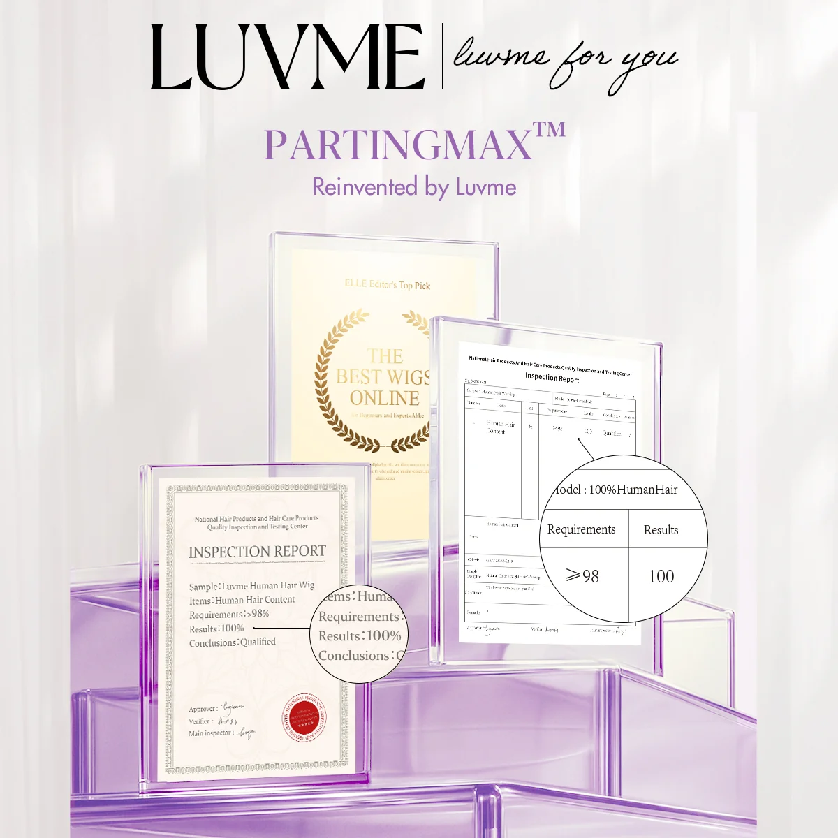 US Only | Luvme All-Day Comfort™ Wig 180% / 250% Density Bone Straight with Baby Hair PartingMax Glueless 7x6 Closure HD Lace Wig Pre-Cut Lace - Image 16