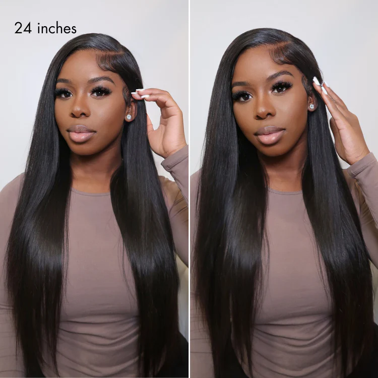 US Only | Luvme All-Day Comfort™ Wig 180% / 250% Density Bone Straight with Baby Hair PartingMax Glueless 7x6 Closure HD Lace Wig Pre-Cut Lace - Image 4