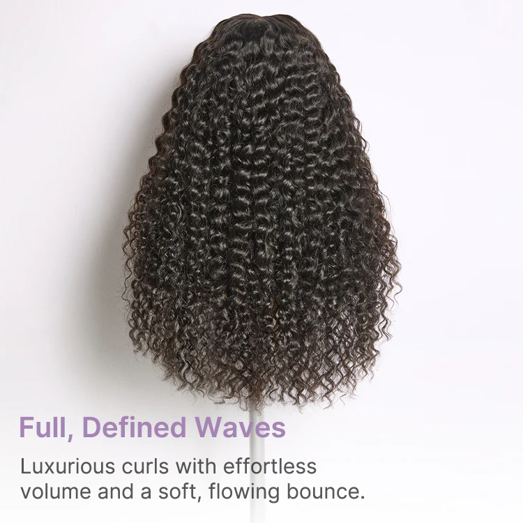 Luvme All-Day Comfort Wig 180% Density Soft & Full Water Wave Glueless 7x6 Closure HD Lace Human Hair Wig Pre-Cut Lace - Image 5