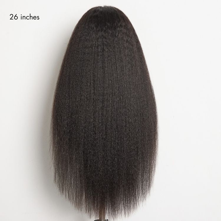 Luvme All-Day Comfort™ Wig 4C Kinky Edges Kinky Straight Glueless 7x6 Closure HD Lace Human Hair Wig Pre-Cut Lace - Image 9