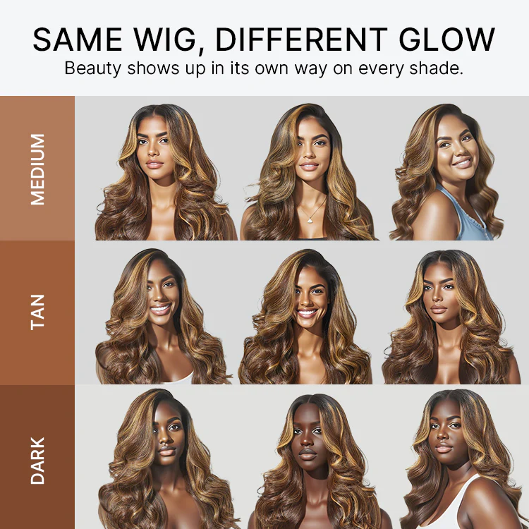 Luvme All-Day Comfort™ Wig PartingMax Glueless 7x6 Closure HD Lace Loose Body Wave Long Wig Pre-Cut Lace - Image 23