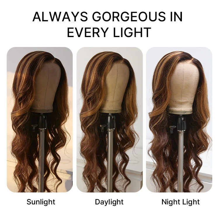 Luvme All-Day Comfort™ Wig PartingMax Glueless 7x6 Closure HD Lace Loose Body Wave Long Wig Pre-Cut Lace - Image 25