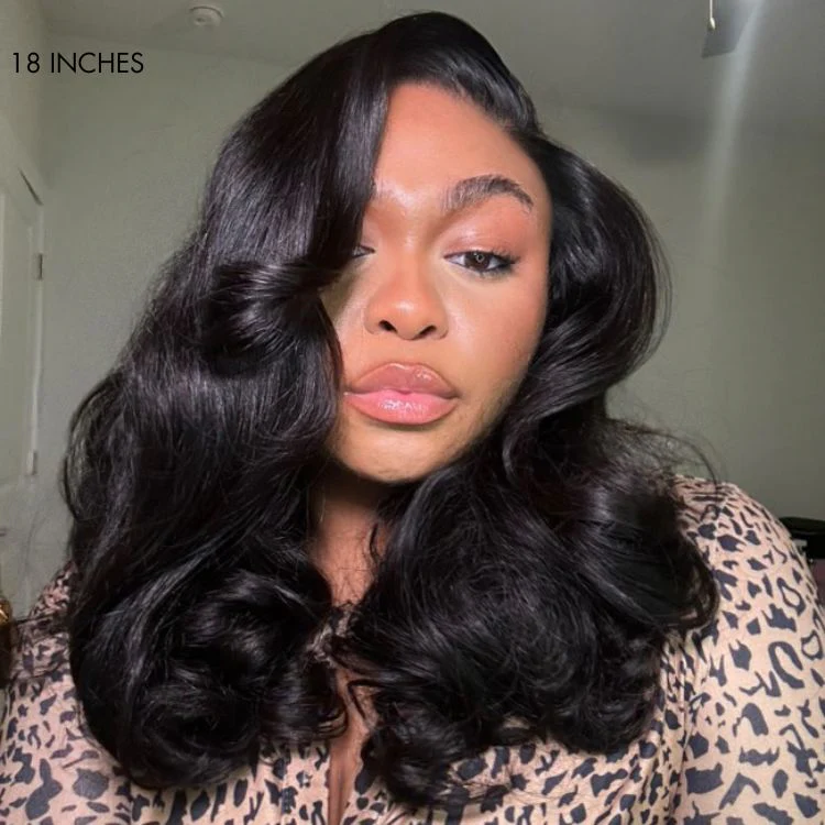 Luvme All-Day Comfort™ Wig 200% Density Voluminous Loose Body Wave Glueless Minimalist HD Lace Wig Pre-Cut Lace - Image 4