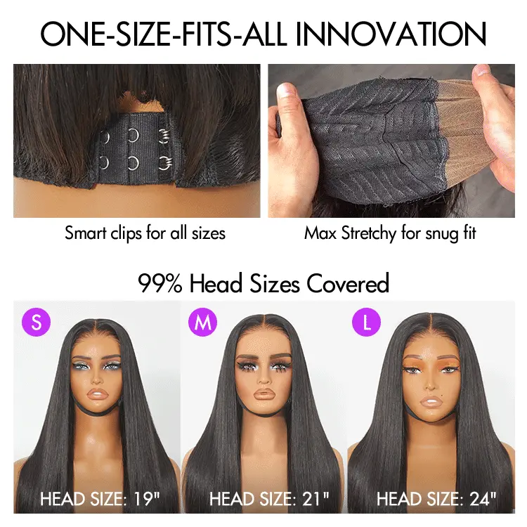 Luvme All-Day Comfort™ Wig 180% Density Bouncy Wand Curly 7x6 Closure HD Glueless Wig Pre-Cut Lace - Image 2