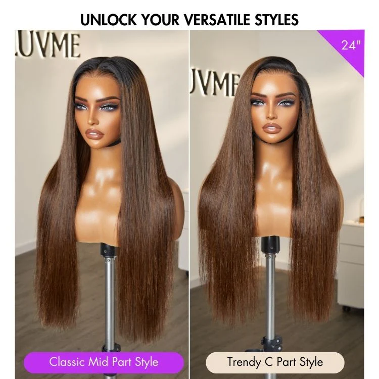 Luvme Hair PartingMax Glueless Wig Silky Straight 7x6 Closure HD Lace Pre Plucked & Bleached Breathable Cap - US Only - Image 10