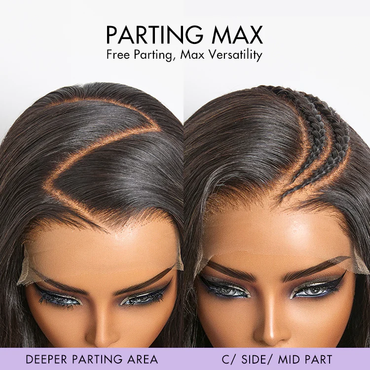 Luvme Hair PartingMax Glueless Wig Silky Straight 7x6 Closure HD Lace Pre Plucked & Bleached Breathable Cap - US Only - Image 3