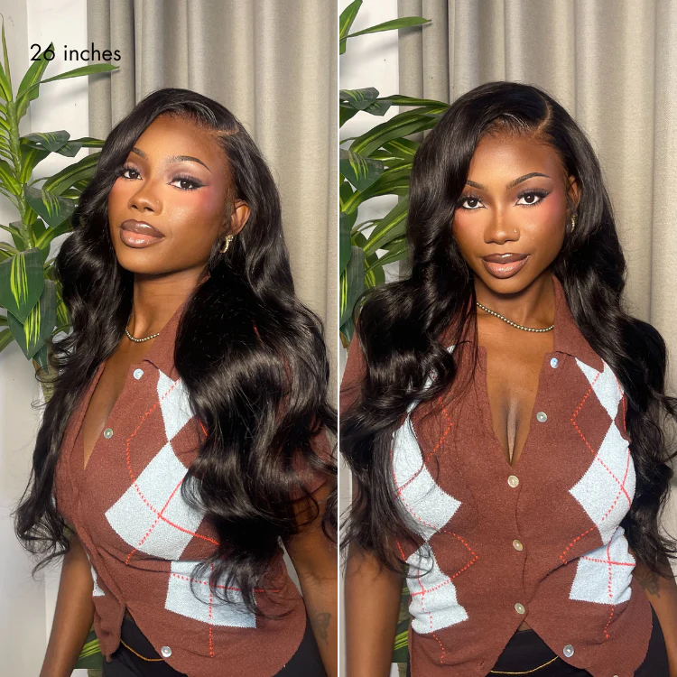 MyOwn-Fit™ PartingMax Glueless Personalized Comfort Wig 180% Density Loose Body Wave 7x6 Closure HD Lace Wig Pre Cut & Plucked & Bleached Ready to Go - Image 3