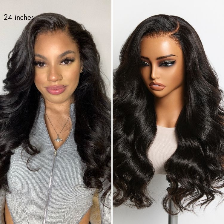 MyOwn-Fit™ PartingMax Glueless Personalized Comfort Wig 180% Density Loose Body Wave 7x6 Closure HD Lace Wig Pre Cut & Plucked & Bleached Ready to Go - Image 7
