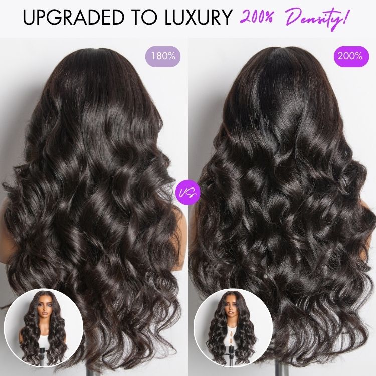 NatureMAX™ 200% / 250% Density Loose Wave Glueless Ear-to-ear 13x4 / 13x6 HD Lace Front Wig Pre-Cut Lace Flexi-Fit Drawstring Cap - Image 9