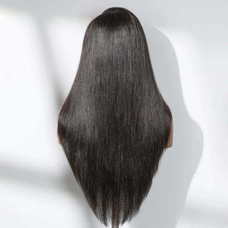 New Customers Only | Luvme All-Day Comfort™ Wig Layered Light Yaki Straight Glueless 7x6 Closure HD Lace Human Hair Wig Pre-Cut Lace - Image 10