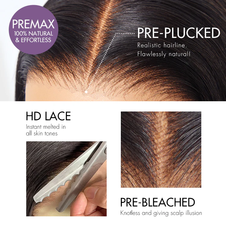 New Customers Only | Luvme All-Day Comfort™ Wig Layered Light Yaki Straight Glueless 7x6 Closure HD Lace Human Hair Wig Pre-Cut Lace - Image 15