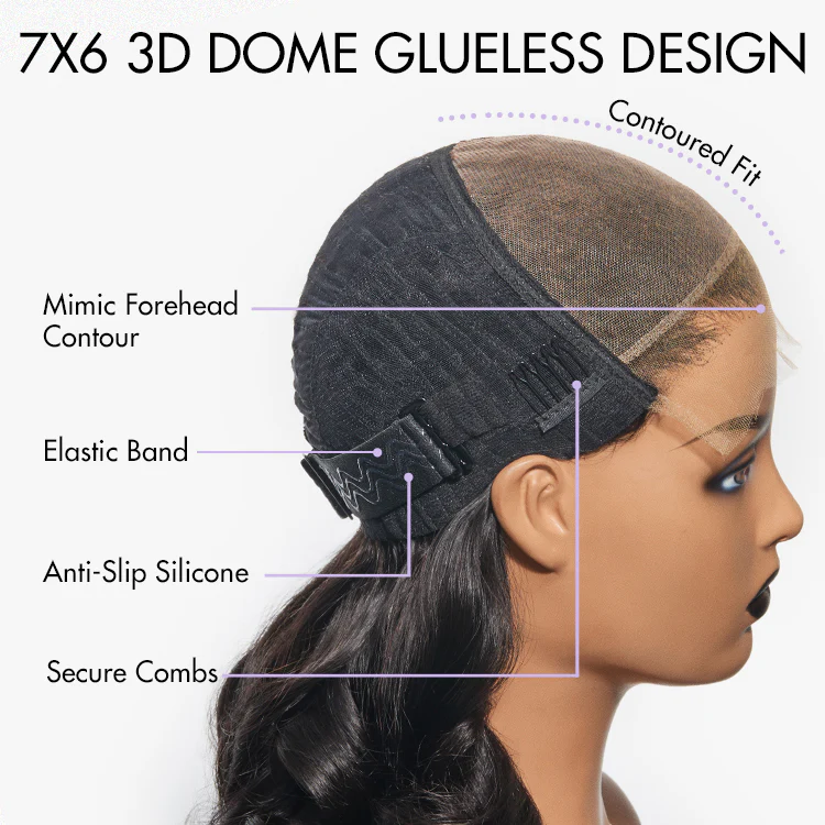 Special Deal | Luvme Hair PartingMax Glueless Wig Loose Body Wave 7x6 Closure HD Lace Pre Plucked & Bleached & Pre Cut Lace - Image 6