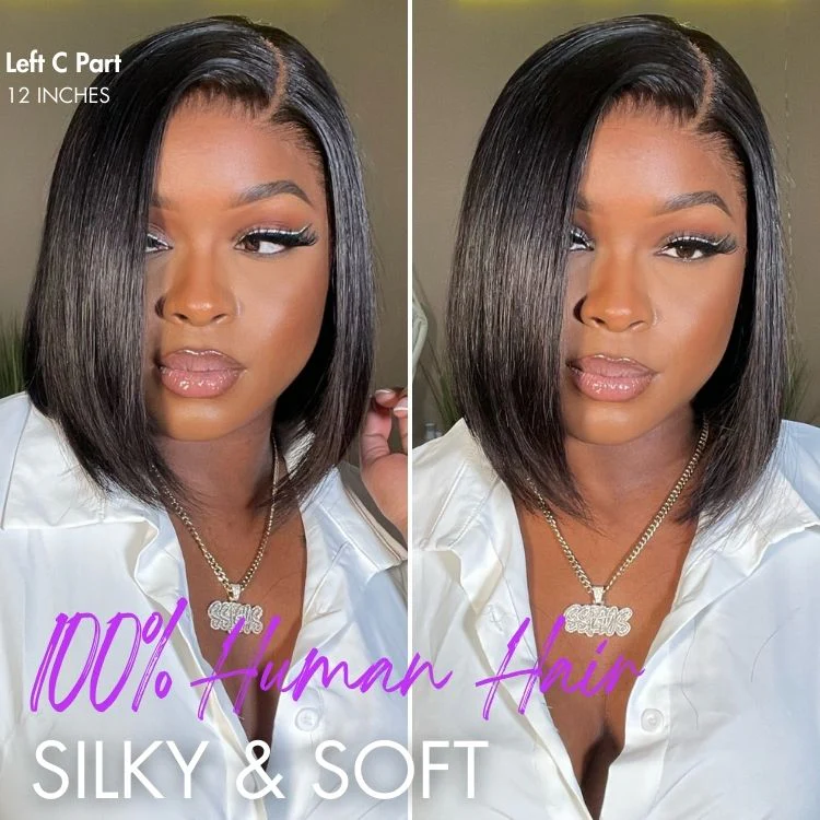 Crazy Wednesday | Luvme Hair PartingMax Glueless Wig Silky Blunt Bob Cut 7x6 Closure HD Lace Wig Breathable Cap - Image 9