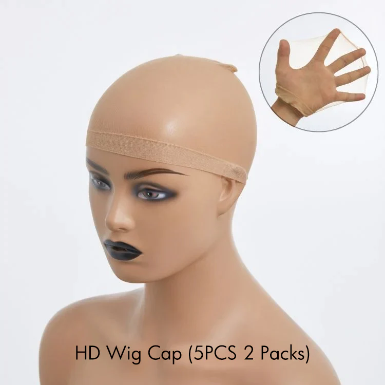 Ombre Brown Loose Wave Minimalist HD Lace Glueless C Part Short Wig 100% Human Hair  - US ONLY - Image 10