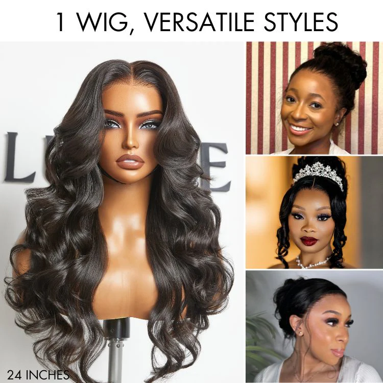 PreMax Wigs - Flexi-Fit Invisi Drawstring Cap 360 HD Lace Loose Body Wave Wig Restyle Friendly  - US Only - Image 3