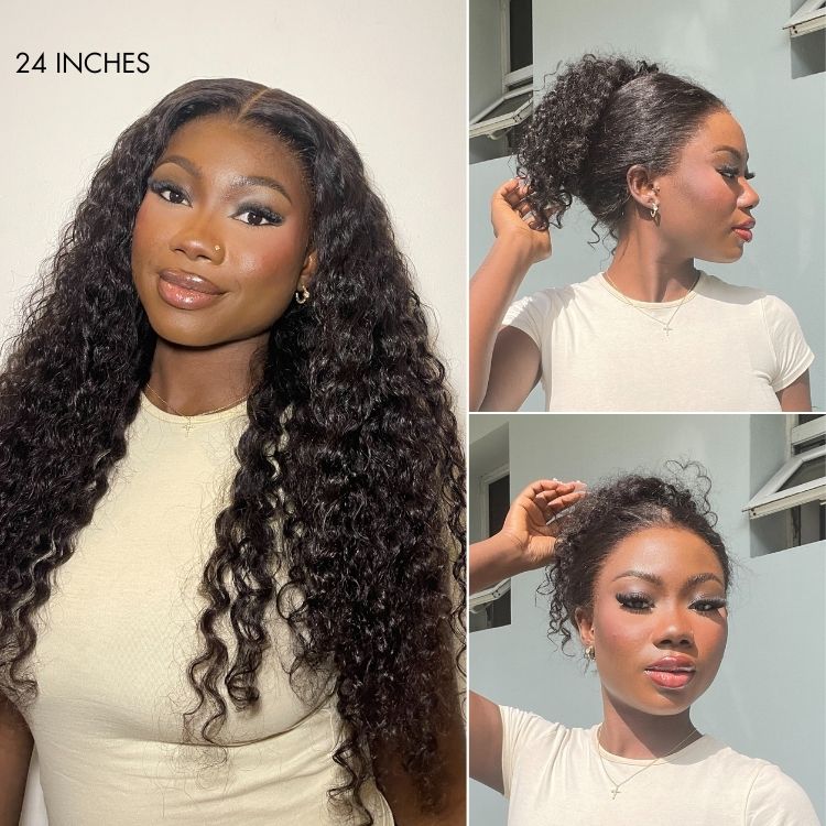 PreMax Wigs - HD Full Lace Water Wave / Straight Flexi-Fit Invisi Drawstring Cap Long Wig - Image 7