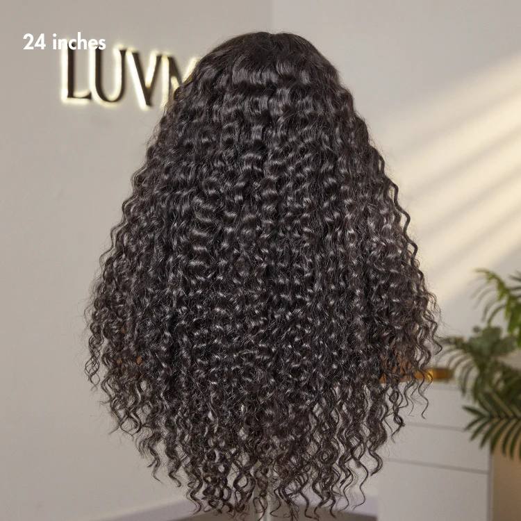 PreMax Wigs - Super Natural Hairline Deep Wave Ear-to-ear 13x6 Frontal HD Lace Long Curly Wig - Image 13