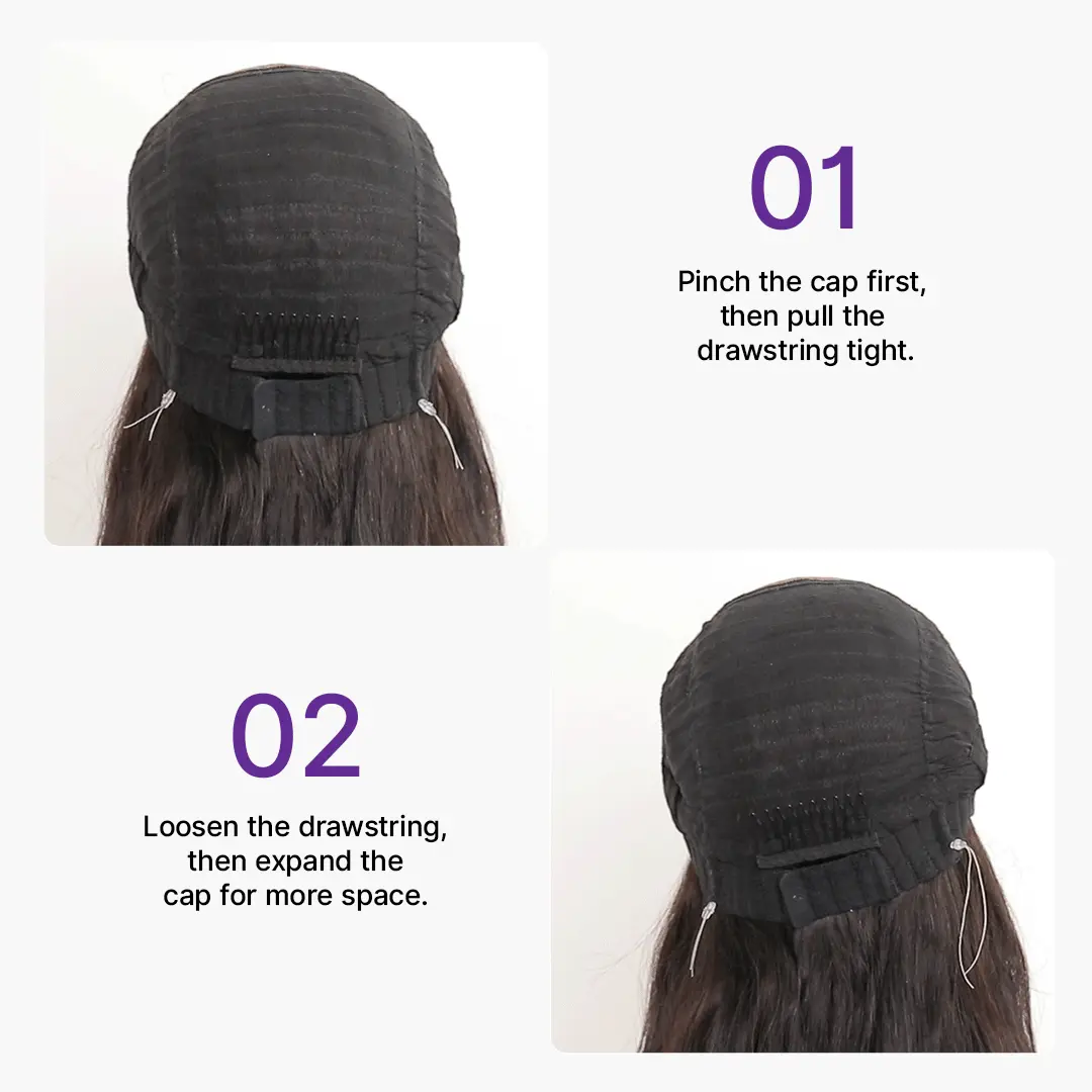 Special Deal | MyOwn-Fit PartingMax Glueless Wig 180% Density Light Yaki Body Wave 7x6 Closure HD Lace Wig Flexi-Fit Invisi Drawstring Cap & Pre-Cut Lace - Image 9