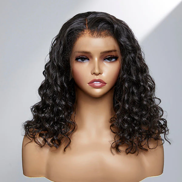 Limited Restock | Water Wave Kinky Edges Free Parting 13x4 Undetectable Lace Front Wig - US Only - Image 5