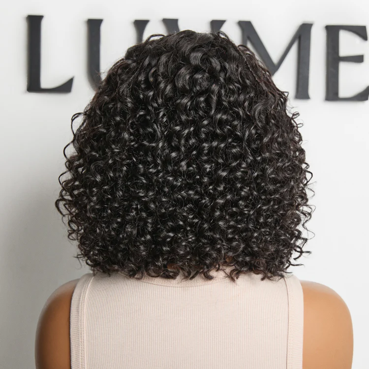 Tiktok Exclusive Deal | Boho Braids Deep Curly Glueless 5x5 Closure Lace with Braided Top Human Hair Wig Pre-Cut Lace - Image 11