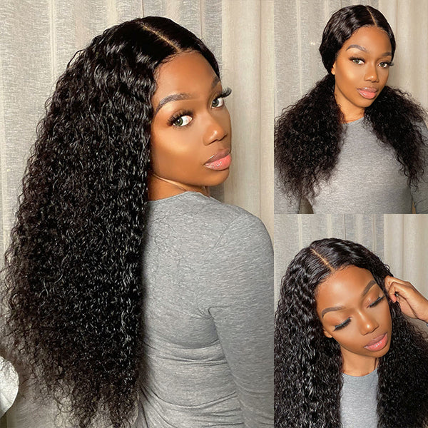 Wet And Wavy | Water Wave 4x4 Closure Lace Glueless Mid Part Long Wig - US Only - Image 3
