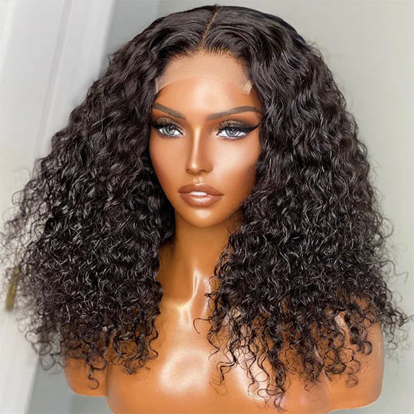 Wet And Wavy | Water Wave 4x4 Closure Lace Glueless Mid Part Long Wig - US Only - Image 8