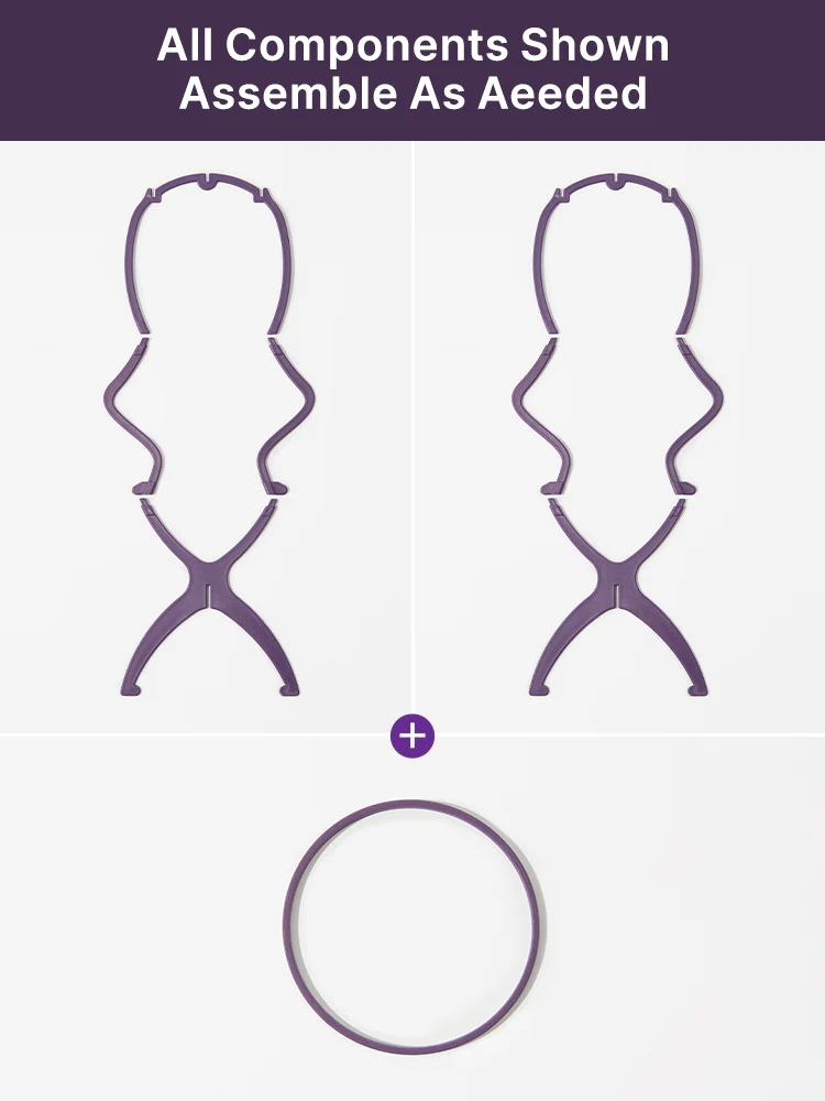 US ONLY - 1pc/3pcs Portable Wig Stand Durable Collapsible Wig Holder for All Wig - Image 3